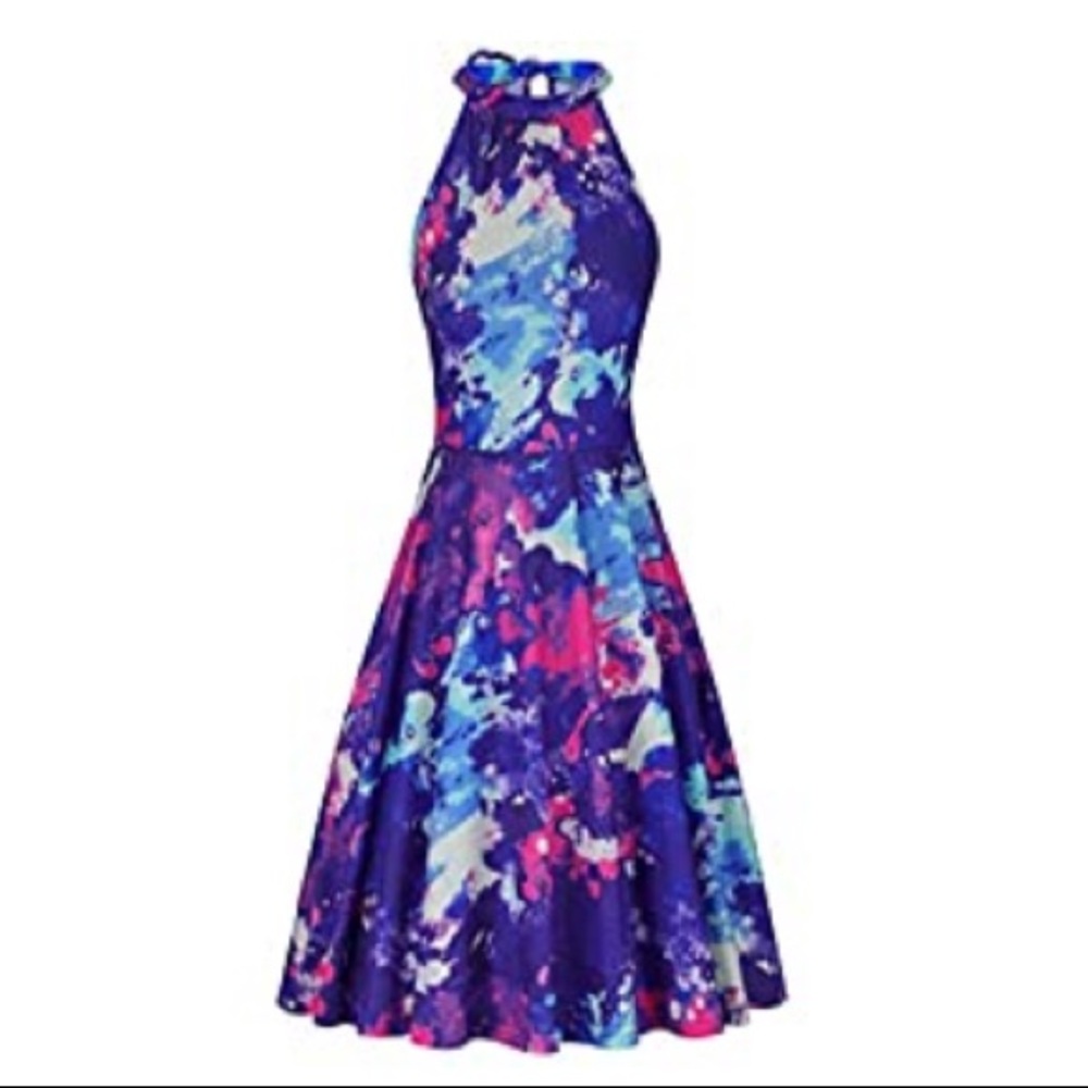 NWT Women’s Floral Halter Dress